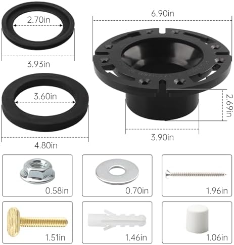 RV Toilet Seal 3" Socket Floor Toilet Seal Kit - Image 2