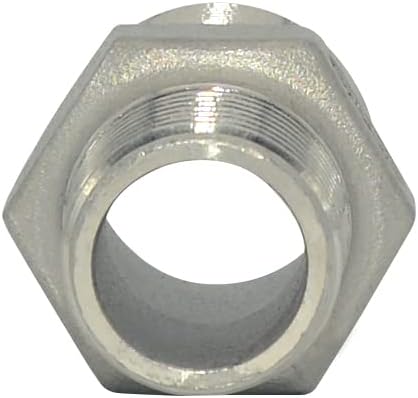 3/4" x 1/2" Male Threaded Reducing Nipple Fitting/Adapter, SS304 Stainless - Image 5