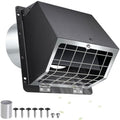 3 Inch Dryer Vent Cover Outside w/Mesh&Damper, Wall Vent Exhaust Vent Cover by JYINCPED