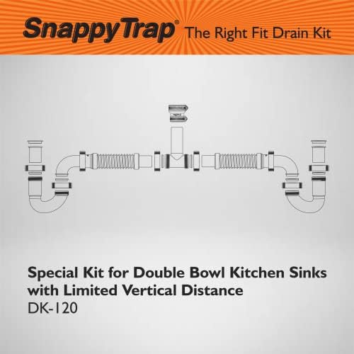 Snappy Trap Special Double Kitchen Sink Drain Kit - Image 6