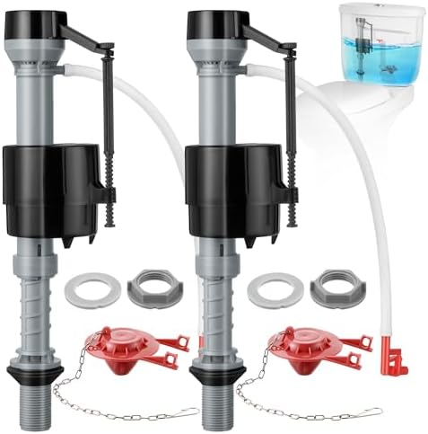 2 Sets Toilet Float Replacement Kit by Saillong