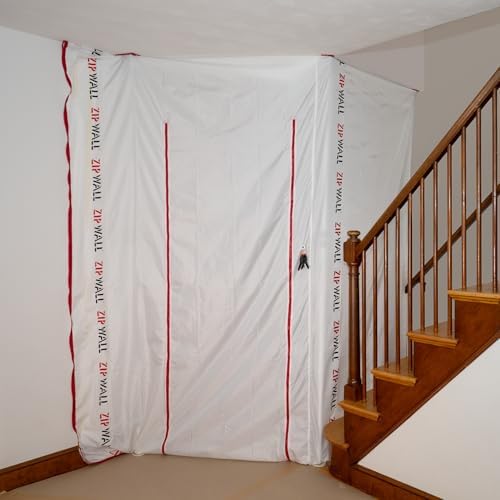 ZipWall ZSMP 9-ft ZipSheet Reusable Barrier Multipack, Include a Carry Bag and - Image 5
