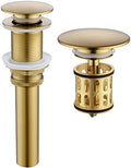 JONKEAN Bathroom Pop Up Drain Without Overflow, Vanity Vessel Sink Drain by JONKEANGlobal