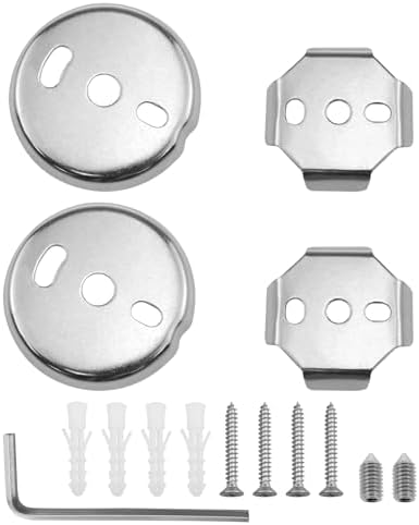 1 Set Towel Bar Brackets with Screws & Wrench by Yocimango