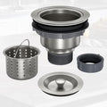 Kitchen Sink Drain 3-1/2 Inch, Kitchen Drain Assembly Kit by Exakey