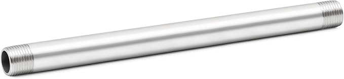 ChillWaves 304 Stainless Steel Pipe Fitting, Nipple Cast Pipe 1-1/4" NPT Male x by VisittheCHILLWAVES