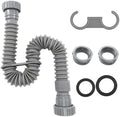 Sink Drain Pipe 1-1/2", Flexible Sink Drain Pipe, Adjustable P Trap by Unknown