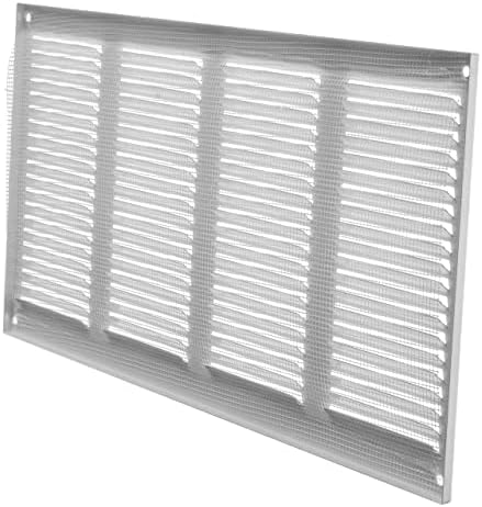 Repa Market Air Vent Cover 16x8 Inch White Galvanized Steel Louvered Grill Cover - Image 7