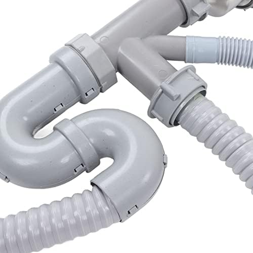 Sink Drain Kit, Kitchen Sink Drainer Pipe Stainless Steel S Bent - Image 7