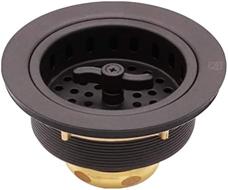 Westbrass CO2195-12 COMBO PACK 3-1/2" Wing Nut Twist Style Large Kitchen Sink - Image 3