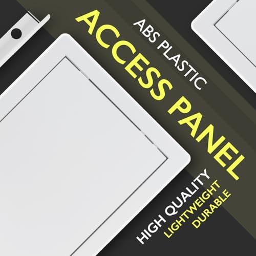 8x16 Access Panel for Drywall and Ceiling – White ABS Plastic Door Panel - Image 3
