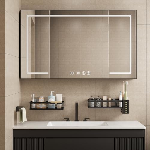 PUSDON 5-in-1 Wide Wall Mount Wrapped Mesh Kitchen Organizer & Shower Caddy Kit - Image 5