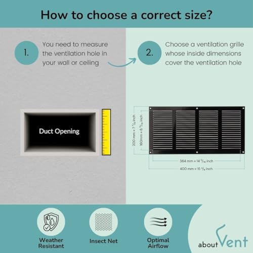 14x6 inch Vent Cover - Image 6