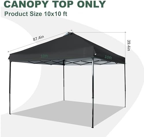 10x10 Canopy Replacement Top - Image 2
