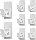Universal Curtain Rod Holders, No Drill Curtain Rod Brackets, Self Adhesive by EKOTTOK