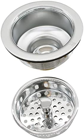 Westbrass CO2165S-05 COMBO PACK 3-1/2" Post Style Large Kitchen Sink Basket - Image 6