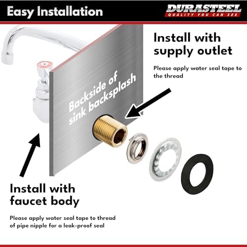 DuraSteel Wall Mount Faucet Installation Kit - Image 2