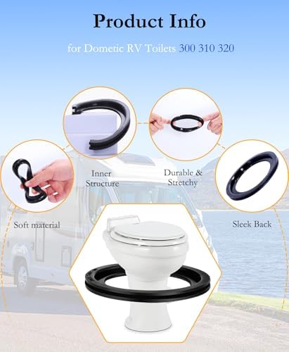 RV Toilet Seal Replacement 2-Pack - Image 4