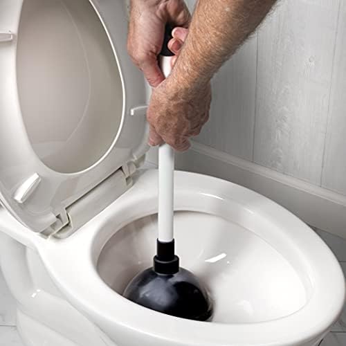 LDR Plastic Handle Flange Plunger, Double Thrust Rubber Cup, Space-Saving - Image 6