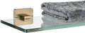 JQK Bathroom Glass Shelf, Floating Tempered Glass Shower Storage 24 by 5 inches by Homeimprovement