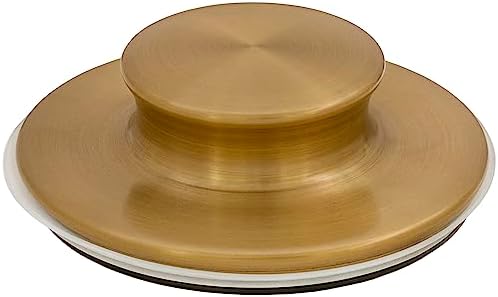 Ruvati Plug Stopper Lid for Extended Deep Garbage Disposal Flange Brushed Gold by Unknown