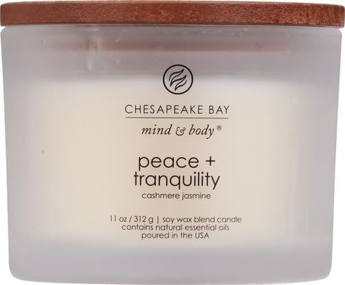 Chesapeake Bay Candle Scented Candle Peace + Tranquility 3-Wick Coffee Table Jar - Image 2