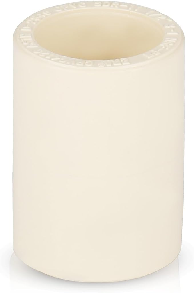 100 Pack EFIELD CPVC Coupling Adapter Fittings, 1/2" Slip x 1/2" Slip | Socket by EFIELDPEXTUBING