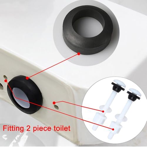 2PCS Toilet Water Tank Plastic Fixing Bolt Screw - Image 5