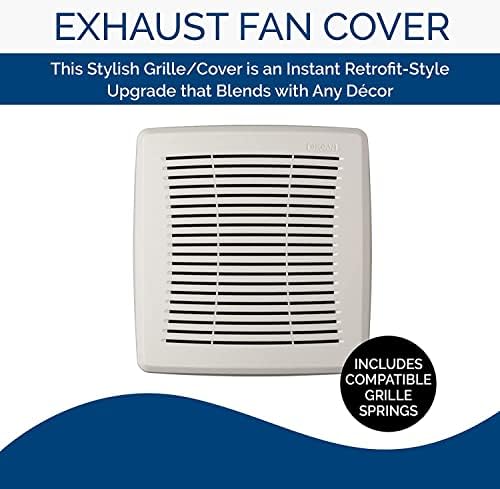 Broan-NuTone FGR101 Replacement Square Bathroom Ventilation Exhaust Fan Grille - Image 2