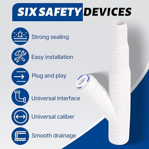 Compatible with WP164020 Dishwasher Drain Hose Adapter Air Gap Kit – Reverse - Image 3