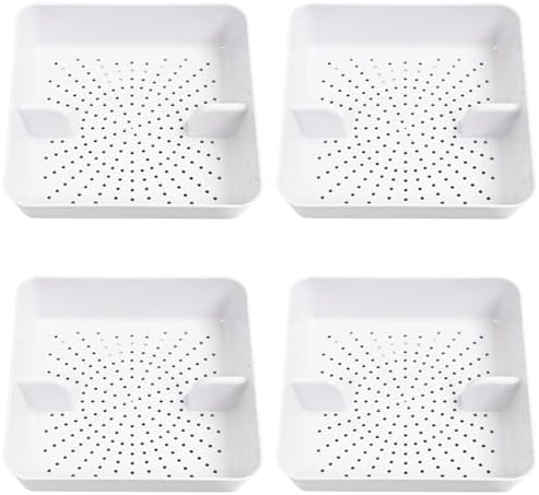 GSW 4 Pcs FS-PB ABS Plastic Floor Sink Drain Strainer Drop-in Basket, Catch by GSW