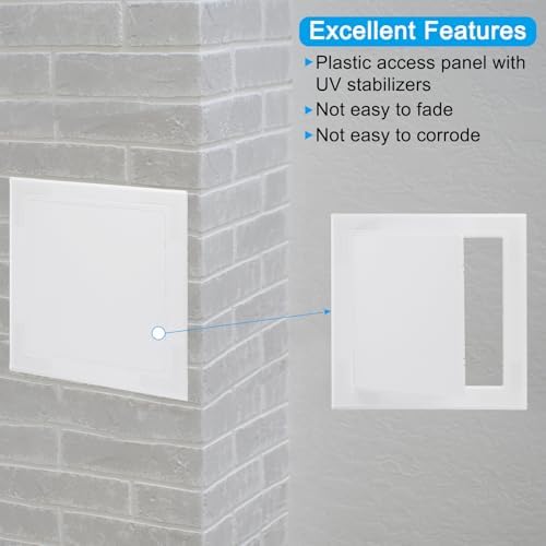 PATIKIL 6x6 inch Self-Adhesive Access Panel, ABS Plumbing Access Doors Easy - Image 3