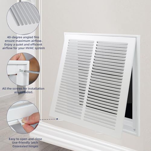 18x12 Return Air Grille, Return Air Vent Cover - Image 5