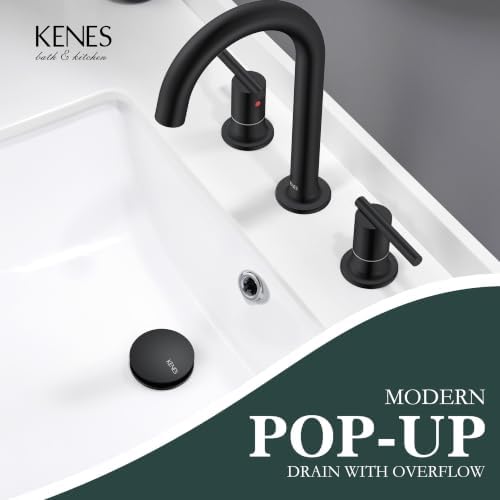 KENES Pop Up Bathroom Sink Drain - Image 2