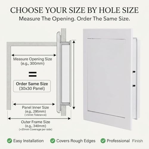 Access Panel 150x225 mm, Magnetic Inspection Hatch - Image 6