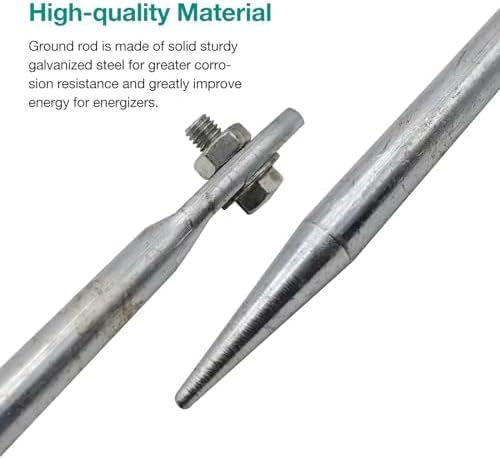Portable Ground Rod Solid Pin-type Design Galvanized Grounding Rod - Image 2
