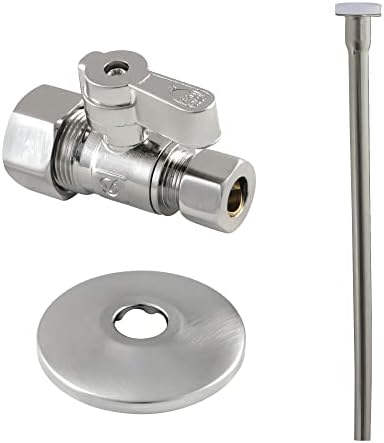 Kingston KF53358TKF20 Toilet Supply Kit, Brushed Nickel by Kingston