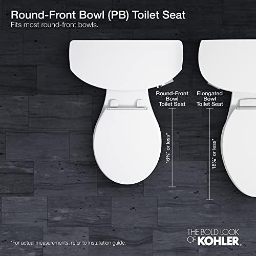 KOHLER K-4639-7 Cachet Quiet Close Toilet Seat - Image 7