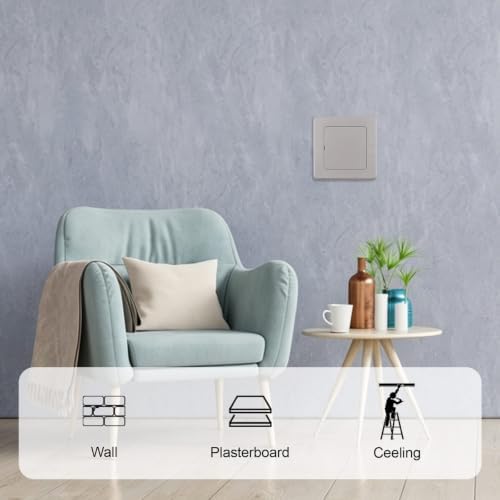 Self Adhesive Access Panels, 1 Pack Wall Mounted Hole Cover Inspection Door - Image 3