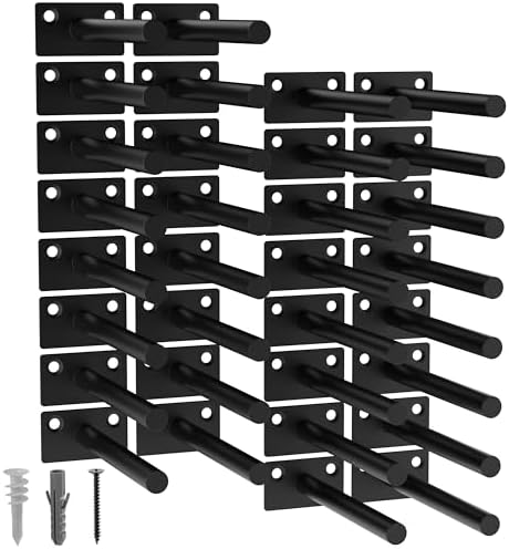 LEOPO 32-Pack 5 inch Floating Shelf Brackets, Hidden Shelf Bracket by FinestHomeDecor