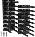 LEOPO 32-Pack 5 inch Floating Shelf Brackets, Hidden Shelf Bracket by FinestHomeDecor