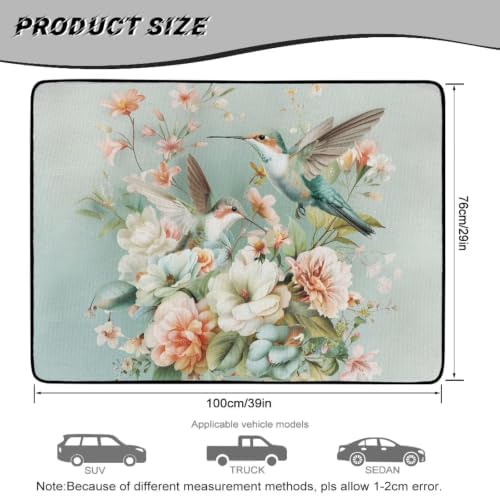 ELEQIN Cargo Mats for Back of SUV Sedan Truck, All Weather Heavy Duty Trunk Mat - Image 7