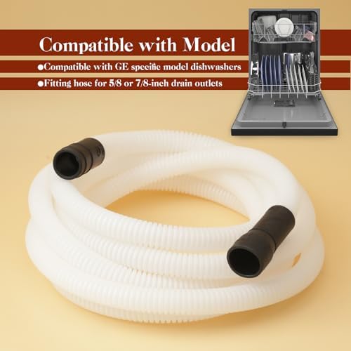 YUXIVCNE WD24X10065 12 Feet Dishwasher Drain Hose Extension Replacement - Image 3