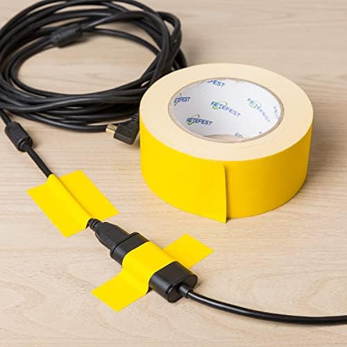 Gaffers Tape Yellow Heavy Duty, Non-Reflective, No Residue, Hand Tear, - Image 6