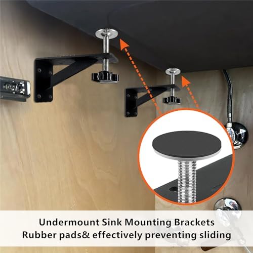 4 Pcs Undermount Sink Brackets, Undermount Sink Support, Undermount Sink Repair - Image 5