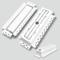 3x10 Inch Steel Recessed Flush Wall Vent Cover by DDPow