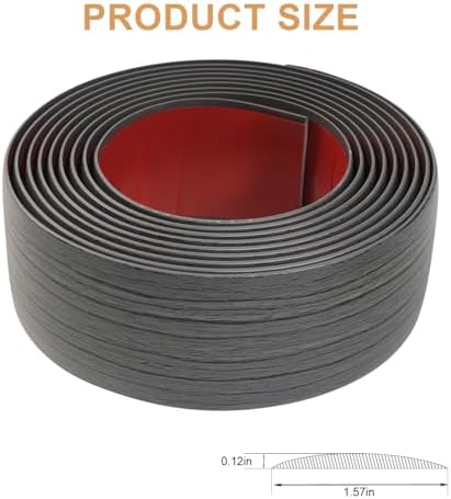 Floor Transition Strip for Carpet to Tile, Dark Grey - Image 3