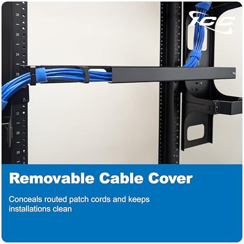 ICC 1U Ring Cable Manager Panel - Image 5