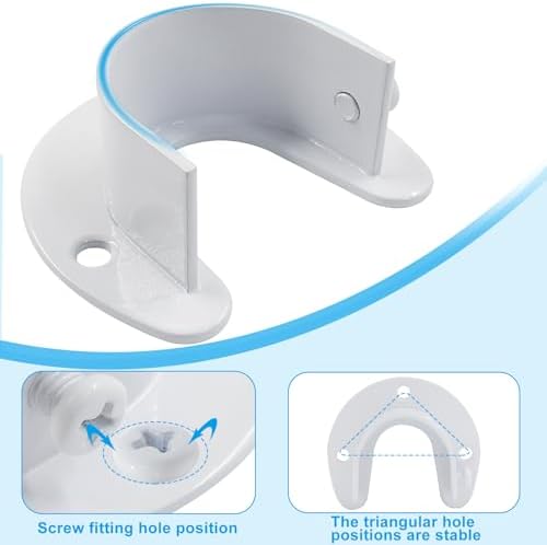 Closet Rod Bracket, 2 Pack, U Shaped, 1-1/4 Inch - Image 3