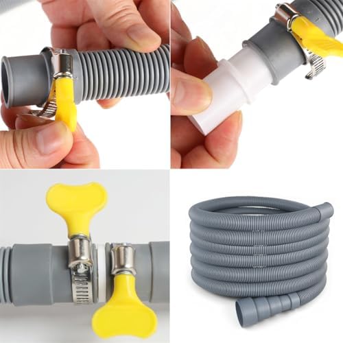 Washing Machine Drain Hose Universal 11.4 FT Dishwasher Drainage Hose Flexible - Image 4